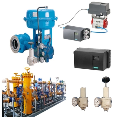 صمام التحكم الدواري المتحرك مع جهاز تحديد موقع الصمام Siemens 6DR5010 للتحكم الدقيق في السوائل