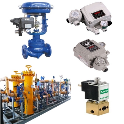 نطاق ضغط صمام التحكم النيوماتيكي Azbil PN1.6MPa إلى 42MPa