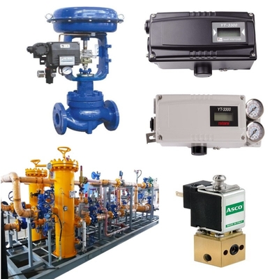 نطاق ضغط صمام التحكم النيوماتيكي Azbil PN1.6MPa إلى 42MPa