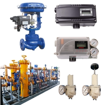 نطاق ضغط صمام التحكم النيوماتيكي Azbil PN1.6MPa إلى 42MPa