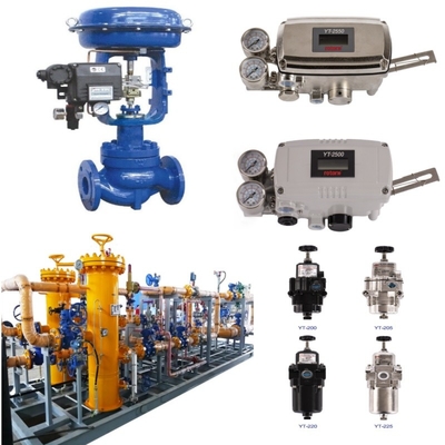 نطاق ضغط صمام التحكم النيوماتيكي Azbil PN1.6MPa إلى 42MPa