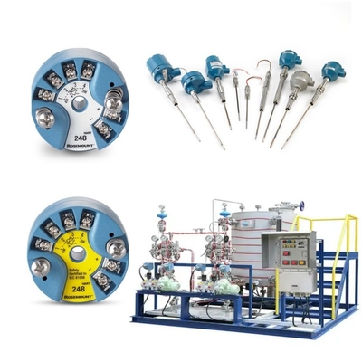 المزلق مثبت بمستشعر درجة الحرارة Rosemount 214C و EMERSON 148 248 644 648 إرسال 114C Thermowell