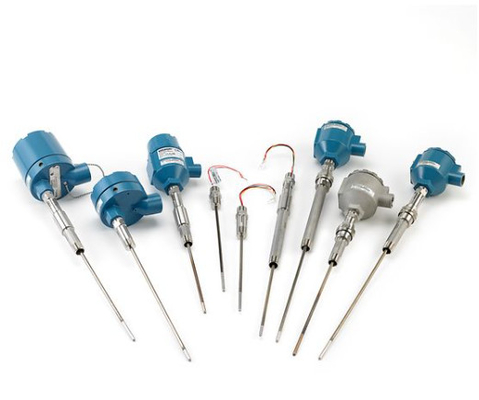 المزلق مثبت بمستشعر درجة الحرارة Rosemount 214C و EMERSON 148 248 644 648 إرسال 114C Thermowell