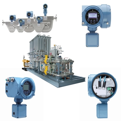 EMERSON Rosemount Micro Motion F-Series Coriolis Meter مع جهاز استشعار F025H F100A F200H F050S و جهاز إرسال 5700
