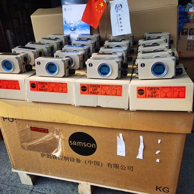 صمامات التحكم الكروية من سامسون 3241 مع 3277 مشغل هوائي وماسونيلان SVI2 21113111 محدد موضع الصمام 4708 ريجولا