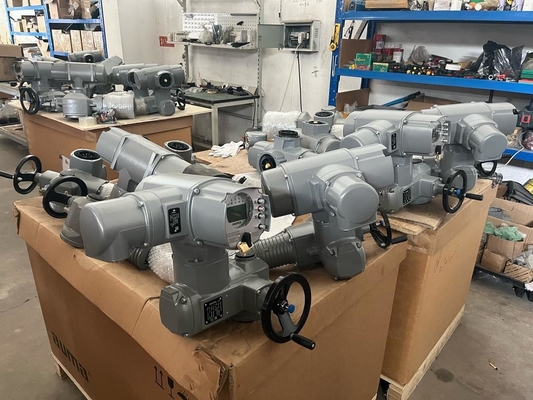 مورّد الأسهم Auma SA 07.6 SA 07.2 SA16.2 محركات الصمامات الدوارة Auma Multi-Turn Electric Actuator للخدمة المفتوحة القريبة