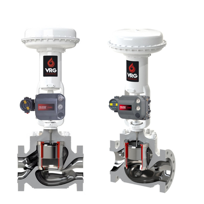 صمام التحكم الهوائي VRG صمام التحكم الخطي Fisher DVC6200 جهاز التحكم في الموقع Asco الصمام الكهربائي للغاز الطبيعي