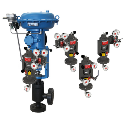 صمام تحكم تدفق الغاز الطبيعي الرئوي VRG VGP-100 صمام موقف الغاز
