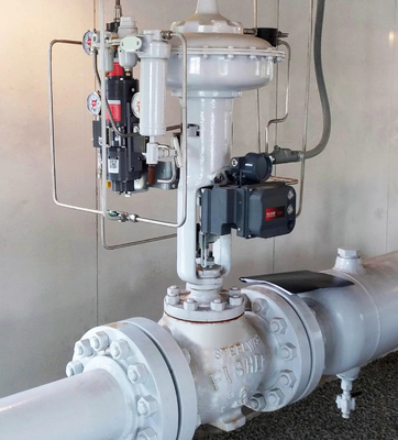 صمام تحكم تدفق الغاز الطبيعي الرئوي VRG VGP-100 صمام موقف الغاز