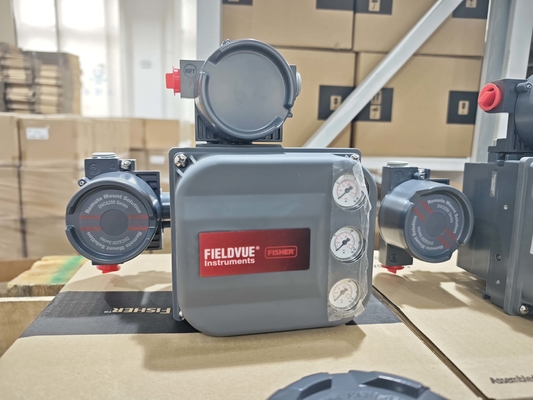 المورد ASCO الصمام الكهربائي الرقمي المتحكم في الصمام الفيشر DVC6205 DVC6215 موقف الصمام لمراقبة العملية