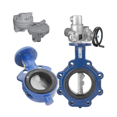 صمامات التحكم الكهربائية مع صمام الفراشة الرئيسي F990/F920 و Masoneilan BR200 مع AUMA Electric Actuator للأنابيب