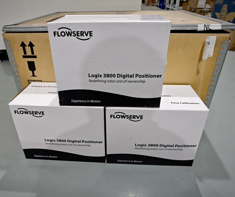 مُوَضِّع صمام رقمي صناعي Flowserve Logix 3800 صمام تحكم تنظيمي لمياه التغذية المساعدة لمحطة توليد الطاقة