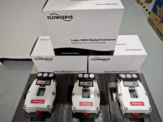 مُوَضِّع صمام رقمي صناعي Flowserve Logix 3800 صمام تحكم تنظيمي لمياه التغذية المساعدة لمحطة توليد الطاقة