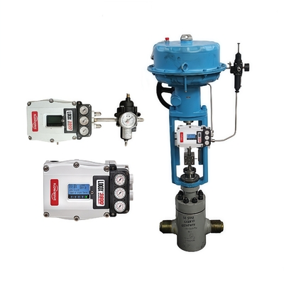 مُوَضِّع صمام رقمي صناعي Flowserve Logix 3800 صمام تحكم تنظيمي لمياه التغذية المساعدة لمحطة توليد الطاقة