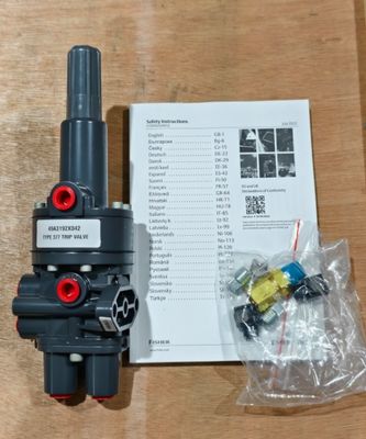 صمام التحكم بالعلامة التجارية الصينية مع جهاز تحديد موقع الصمام Fisher DVC6200 Fisher 377 Trip Valve Solso SB Limit Switch