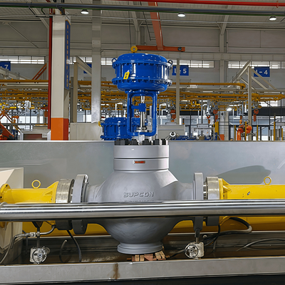 الصين SUPCON Bellows واحد مقعد صمام التحكم Neles ND7000 ND9000 Valmet ذكي المواقع الصمام الذكية مع HART