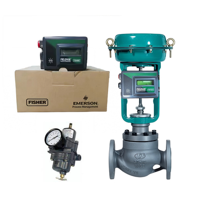 المورد تغيير سريع صمام التحكم بمقعد واحد OEM 67C سلسلة جهاز تنظيم الفلتر فيشر DVC2000 موقف الصمام الذكي