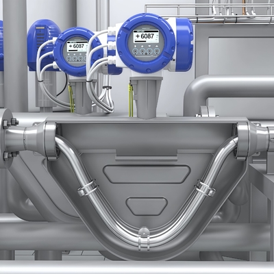 مقياس تدفق كوريوليس Krohne OPTIMASS 1400 لأجهزة قياس تدفق السوائل والغاز عدادات تدفق الكتلة كوريوليس للتحكم في العمليات