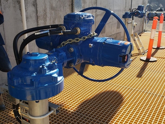 مصنع صمام التحكم في تدفق ضغط الهواء الكهربائي الصيني مخصص Flowserve Limitoque MX QX مشغل صمام كهربائي ذكي