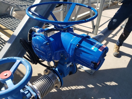 مصنع صمام التحكم في تدفق ضغط الهواء الكهربائي الصيني مخصص Flowserve Limitoque MX QX مشغل صمام كهربائي ذكي