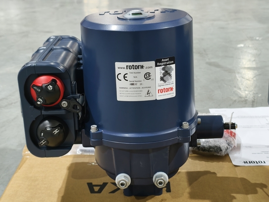 مشغلات ROTORK ROMpak الكهربائية مع صمام تحكم صيني الصنع صمام ثلاثي الاتجاهات