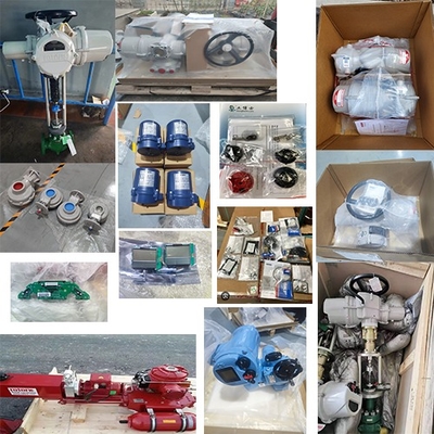 مشغلات ROTORK ROMpak الكهربائية مع صمام تحكم صيني الصنع صمام ثلاثي الاتجاهات
