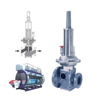 صمام التحكم في ضغط الزيت والغاز منظم ضغط الغاز Fisher Direct Operated