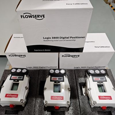 محددات وضع الصمام الرقمية Flowserve Logix 3800 3821-34EA-D43L للتحكم في التدفق