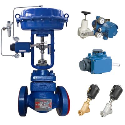 صمام التحكم النيوماتيكي الدقيق Spiraxsarco Valve KEA43 و Azbil AVP 300 موقف الصمام الرقمي و Valve Burkert