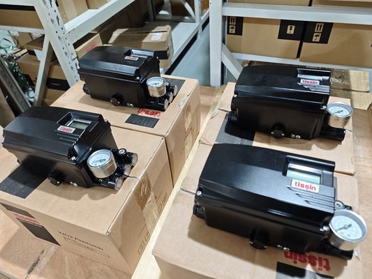 صمام التحكم الكهربائي مع موضع هوائي