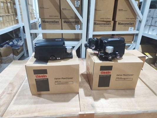صمام التحكم الكهربائي مع Tissin Smart Valve Positioner TS600 Series الهوائية وصمام الملف اللولبي Asco