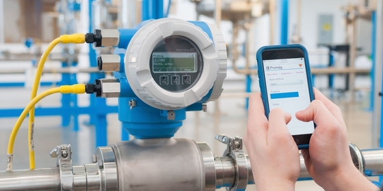 Endress Hauser جديد أصلي E + H Proline Prowirl F 200 7F2B 7F2C مقياس تدفق الدوامة