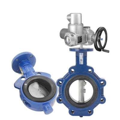 صمام فراشة هوائي KEYSTONE جديد ودقيق الشكل 990 صمامات فراشة و NELES Positioner ND7000