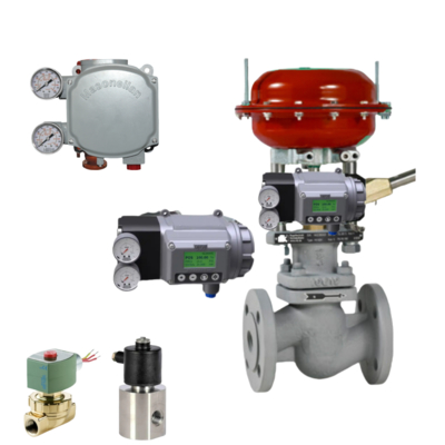 صمام التحكم الهوائي وأجزاء الصمام Masoneilan SVI2/SVI3/SVI1000 موقف الصمام وصمام ASCO Solenoid