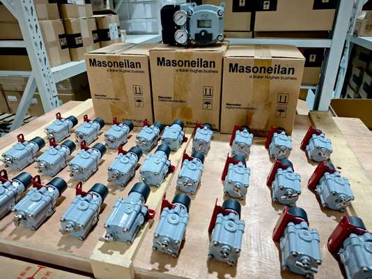 صمام التحكم الصيني مع ميضعة الصمام الهوائي الذكي YT-1000 ومنظم Masoneilan 78-40