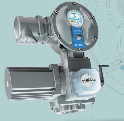 جهاز تشغيل صمام كهربائي SIPOS Seven 7 ضد الانفجار لمرافق المياه