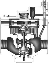 مُعزز حجم سلسلة Fisher 2625 مع وصلة 3/4 NPT