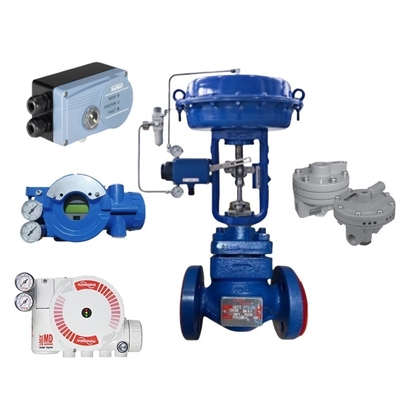 صمام تحكم هوائي ومخزون جديد Fisher 377 و FLOWSERVE 520MD 3800MD 3200MD ومحدد الموضع وصمام Burkert