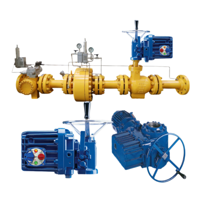 مشغل كهربائي متعدد الدورات من طراز Flowserve Limitorque L120، عزم دوران 60000 قدم-رطل