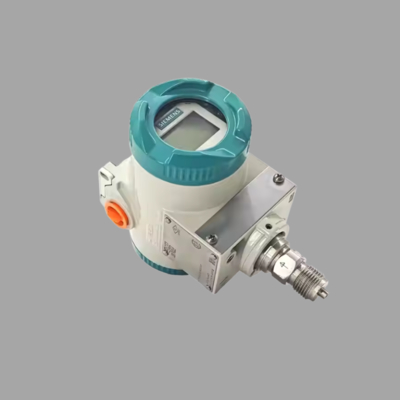 Siemens SITRANS P320 7MF0300 pressure transmitter, SITRANS FX330 vortex flowmeter, and flow control valve manifold