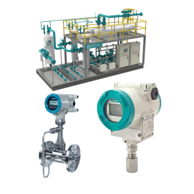 أجهزة نقل الضغط Siemens SITRANS P320 7MF0300، مقياس تدفق الدوران SITRANS FX330 ومركز صمام التحكم في التدفق