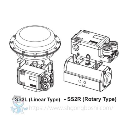 POWER GENEX SS2 SS3 SS5 صمامات موقفية ذكية مضادة للانفجارات صمام التحكم الهوائي