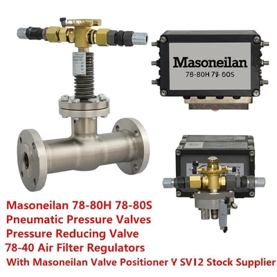 صمام تخفيف الضغط من سلسلة Masoneilan 78 210psi Max Inlet 1/4NPT
