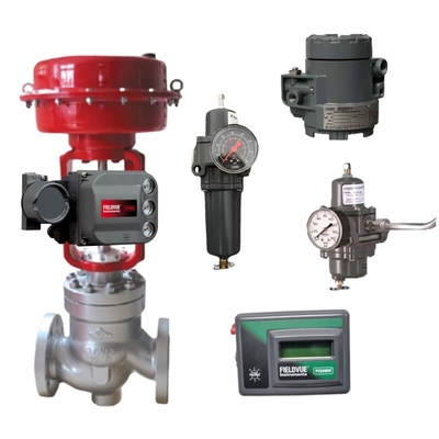 صمام التحكم مع Fisher 846 I / P محول & DVC6200 موقف لدرجة حرارة عالية ، ضغط مرتفع ، تآكل ، البيئات الخطرة