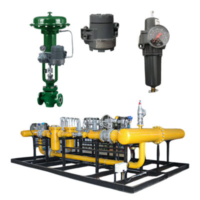 صمام التحكم مع Fisher 846 I / P محول & DVC6200 موقف لدرجة حرارة عالية ، ضغط مرتفع ، تآكل ، البيئات الخطرة