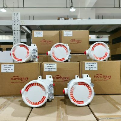 الصين صمام التحكم Buttfy مع Flowserve Logix 420-47-W1D-10 موقف الصمام الصناعي لخط أنابيب النفط والغاز