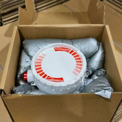 صمام تحكم صيني مع موضع Flowserve Logix 420 الرقم التسلسلي 420-47-W1D-10 للتحكم في ضغط خط أنابيب النفط والغاز مخزون