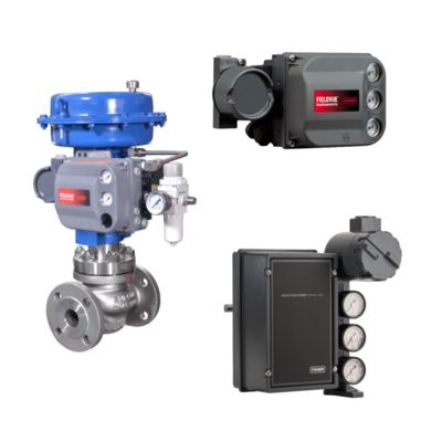 Fisher 3620j / 3582i Electro Pneumatic Valve Positioner and Fisher DVC6200 Controller with 220 V Operating Voltage and PLC EtherCAT Coupler Module in 100% Original Package