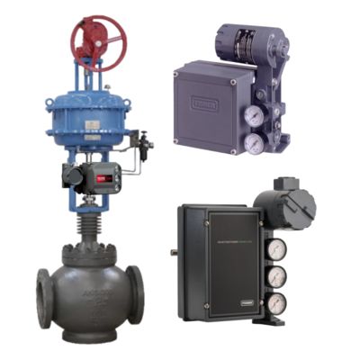 Fisher 3620j / 3582i Electro Pneumatic Valve Positioner and Fisher DVC6200 Controller with 220 V Operating Voltage and PLC EtherCAT Coupler Module in 100% Original Package