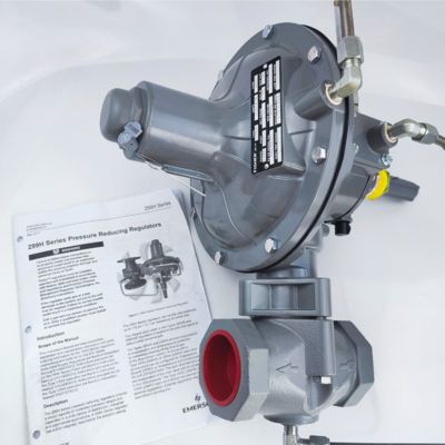 صمام التحكم بالضغط العالي صمام تخفيف الضغط Fisher 299H 299HV 299HS 299HR 299HVR منظمات تخفيض الضغط